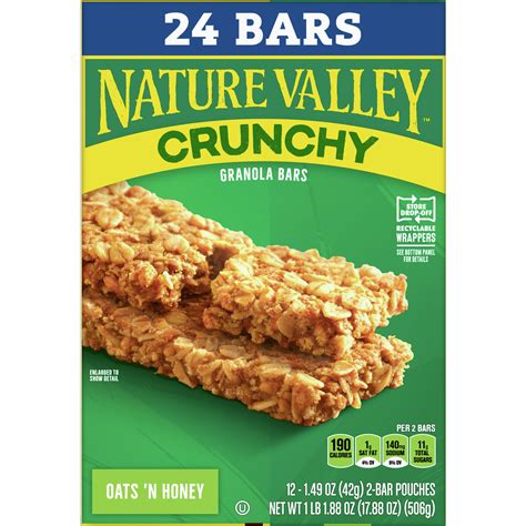 Nature Valley Honey Oat Granola Bar Nutrition Facts | Besto Blog