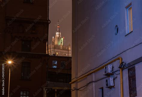 tower at night Stock Photo | Adobe Stock