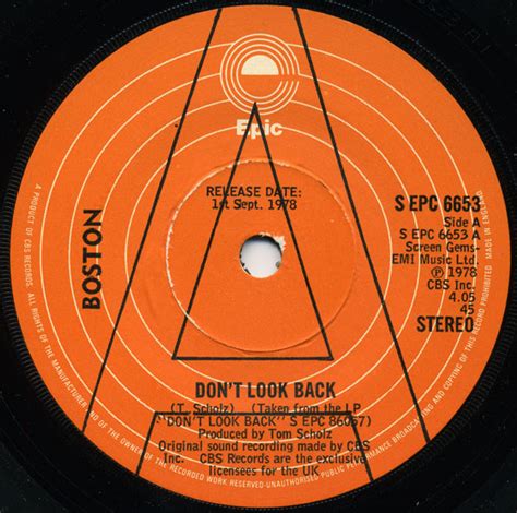 Boston - Don't Look Back (1978, Vinyl) | Discogs