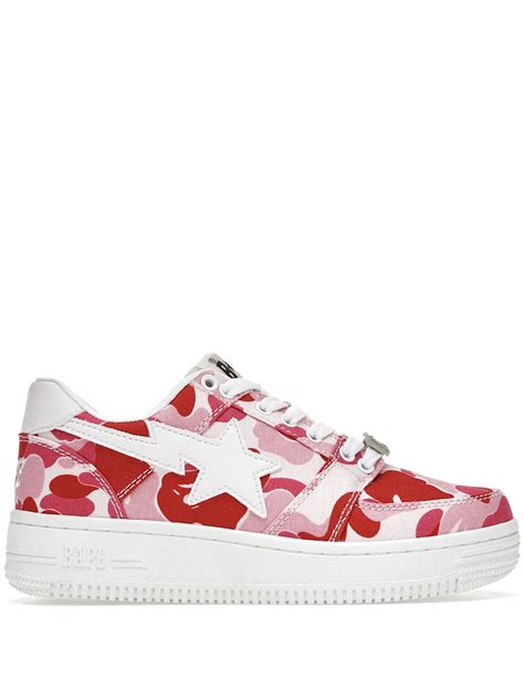 A Bathing Ape Bape Sta Low ABC Camo 20th Anniversary Pink | A bathing ape, Bape sneakers, Pink men