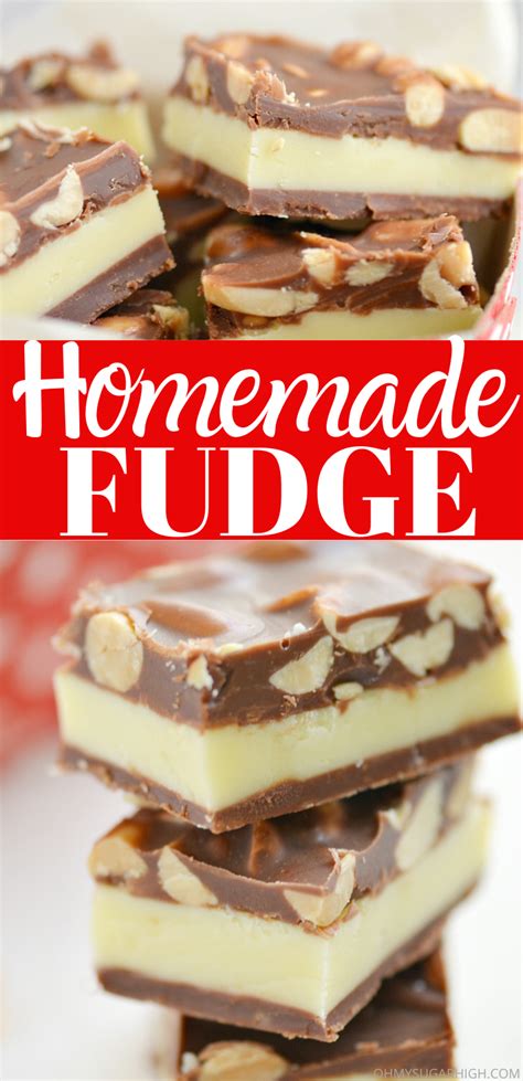 Nut Goodie Fudge: The Best Fudge Recipe - Oh My! Sugar High