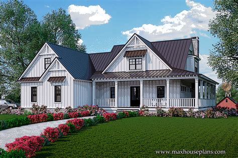 Carolina Farmhouse | Modern Farmhouse House Plan