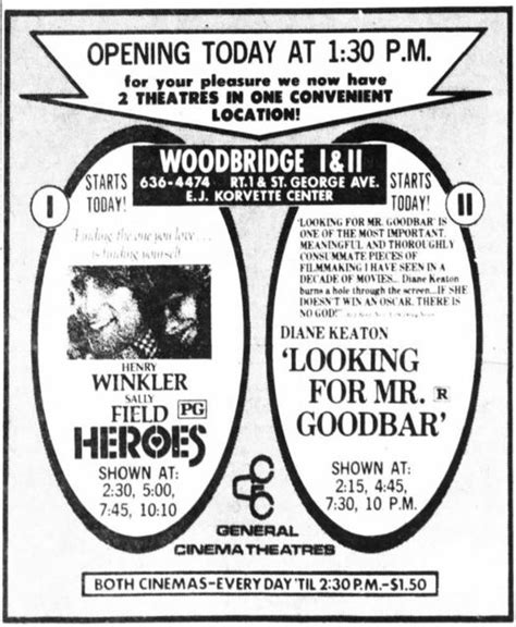 Woodbridge General Cinemas II in Woodbridge, NJ - Cinema Treasures