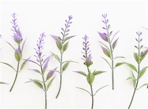 Dark Purple Lavender Artificial Lavender Millinery Flowers | Etsy