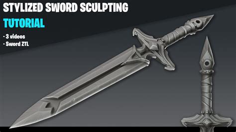 ArtStation - Stylized Sword Sculpting Tutorial | Tutorials