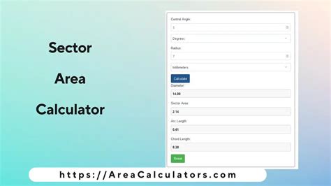 Sector Area Calculator - A-Z Calculators