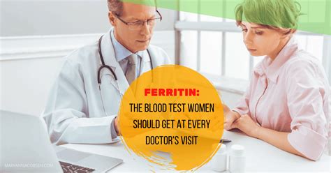 Ferritin: The Blood Test Women Should Get at Every Doctor's Visit ...