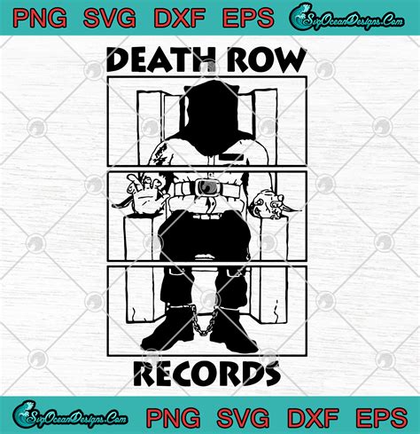 Death Row Records Logo SVG PNG EPS DXF Art Vector - SVG PNG EPS DXF Cricut Silhouette Designs ...