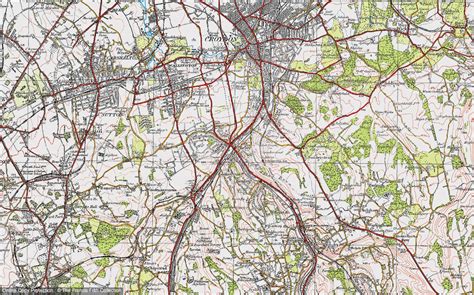 Historic Ordnance Survey Map of Purley, 1920 - Francis Frith