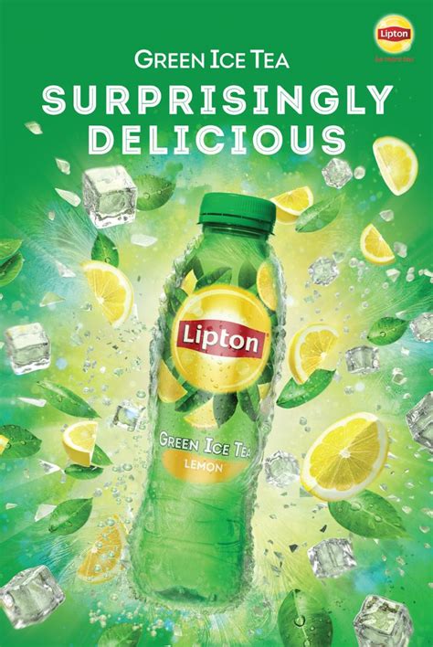 Lipton / Green Ice Tea | Social media design graphics, Drinks packaging ...