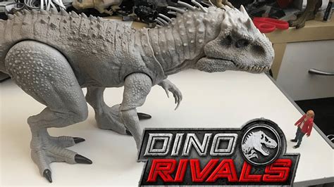 Jurassic World Dino Rivals Destroy and Devour Indominus Rex - YouTube