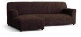 Velvet L-Shaped Sofa Slipcover (Right Chase)