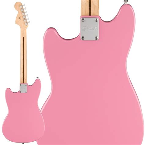 Squier by Fender Squier Sonic Mustang HH (Flash Pink/Maple Fingerboard ...