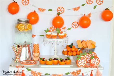 Orange You Glad It's Summer Party with Cricut - Giggles Galore