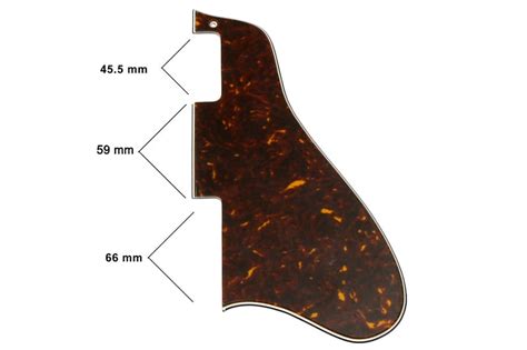 Pickguard For Gibson ES-335 LONG, 3-Ply TORTOISE | Reverb