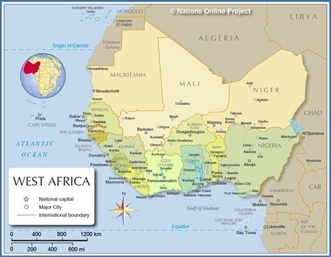 The Political Map Of West Africa - London Underground Map