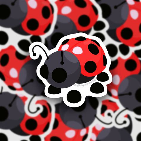 Roblox Sticker Adopt Me Sticker Roblox Adopt Me Ladybug | Etsy