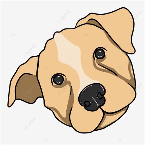 Dog Head, Dog, Dog Head Illustration, Cartoon PNG Transparent Clipart ...