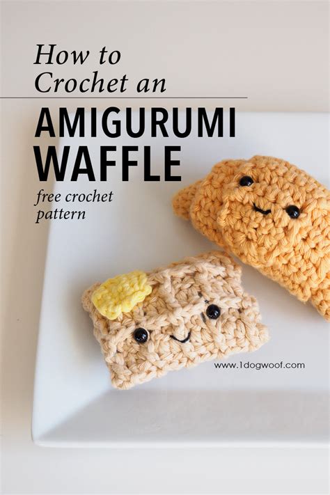 Amigurumi Waffle Crochet Pattern - One Dog Woof