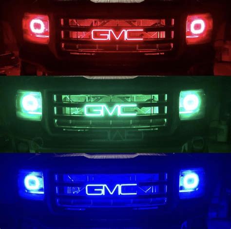 GMC Grill Emblem | LED GMC Emblem | ONEUPLIGHTING | Oneuplighting