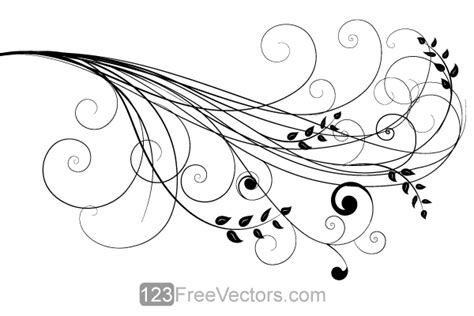 Vector Floral Design 6 by 123freevectors on DeviantArt