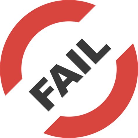 Fail icon PNG and SVG Vector Free Download