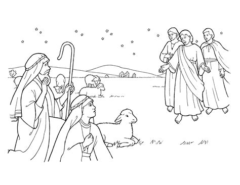 Nativity: Angels Appear to Shepherds