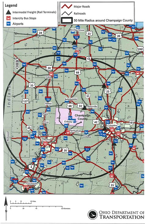 Champaign County Ohio Map - Liva Sherry