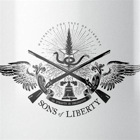 Sons of Liberty Insignia Mugs | Liberty tattoo, Patriotic tattoos, Flag ...