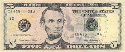 File:US $5 Series 2006 obverse.jpg - Wikimedia Commons