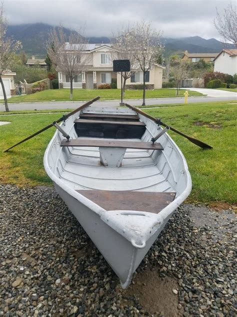 SOLD - Aluminum Row Boat Dory $200 | Bloodydecks