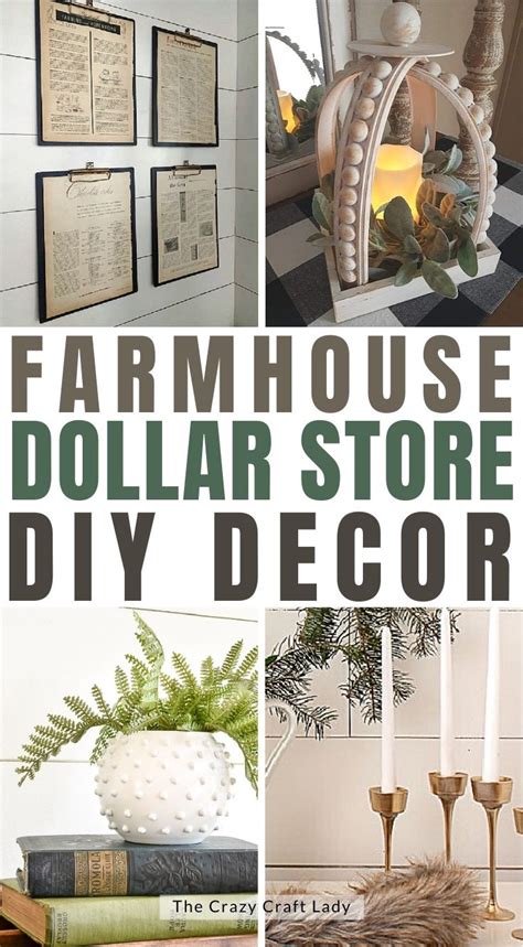 Thrifty Genius! Dollar Tree Farmhouse Decor Ideas and DIYs