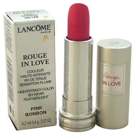 Lancome - Rouge In Love High Potency Color Lipstick - # 361M Pink Bonbon by Lancome for Women ...