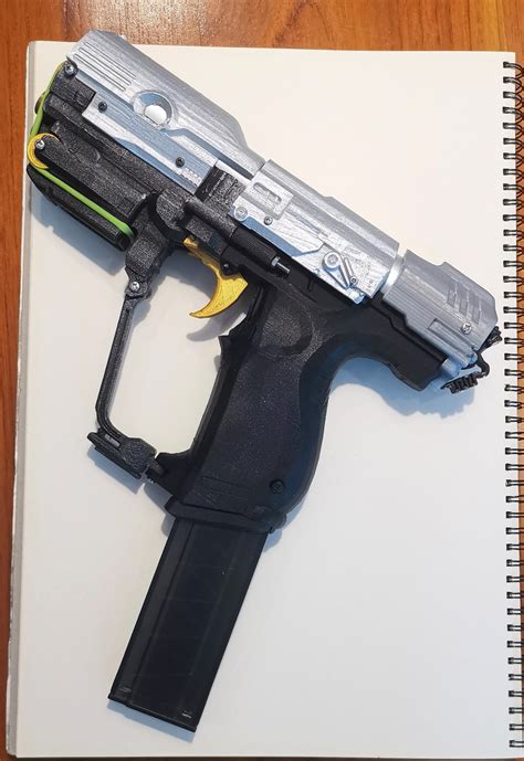 Halo Magnum Nerf blaster finalised, available on Etsy : r/Nerf