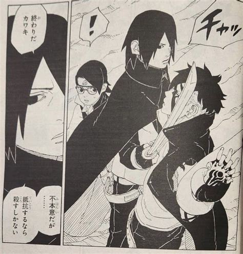 Sasuke finally returns to the Boruto manga to confront Kawaki