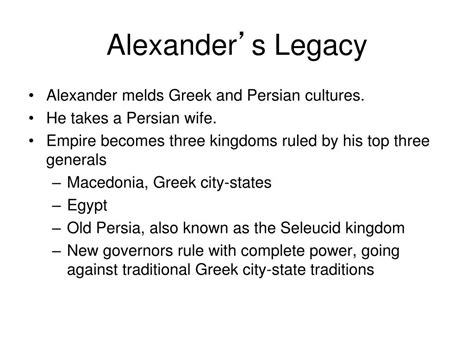 PPT - Alexander ’ s Empire PowerPoint Presentation, free download - ID ...