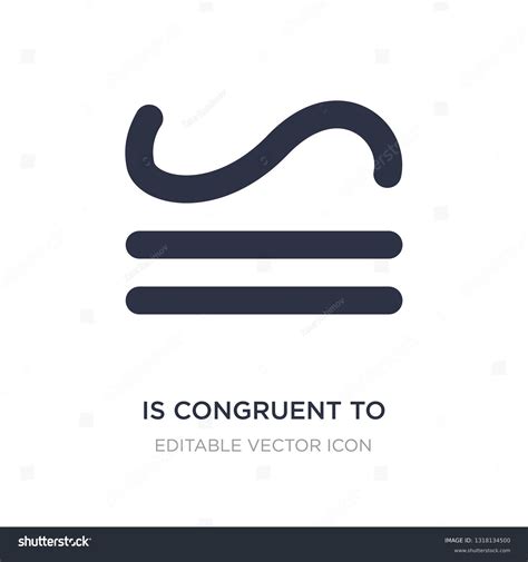 59 Is congruent to symbol icon Images, Stock Photos & Vectors ...