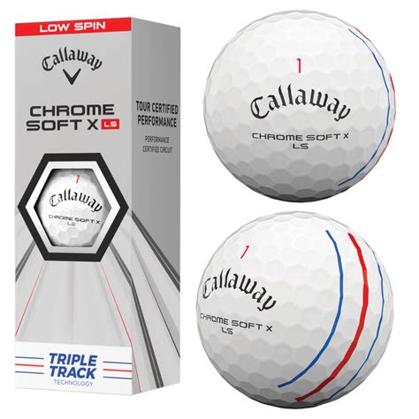 Callaway Chrome Soft X LS Triple Track Golf Balls