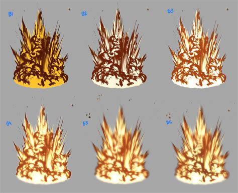 How to draw a realistic explosion effect! Let's create a dynamic action scene - ToonCake