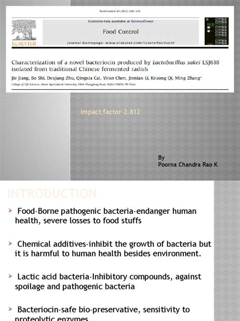 Food-Borne Pathogenic Bacteria-Endanger Human Health | PDF | Polymerase ...