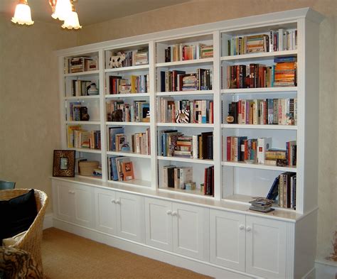 15 Photos White Library Bookcases