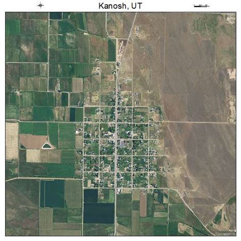 Aerial Photography Map of Kanosh, UT Utah