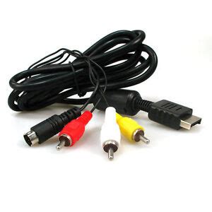 USA SELLER New SLIM PS2 Playstation 2 SVideo RCA Composite AV Cable TV Cord | eBay