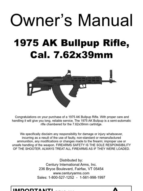 Bullpup Ak Manual | Firearms | Magazine (Firearms)