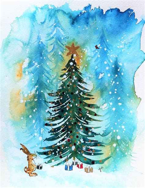 This item is unavailable - Etsy | Christmas tree painting, Christmas ...