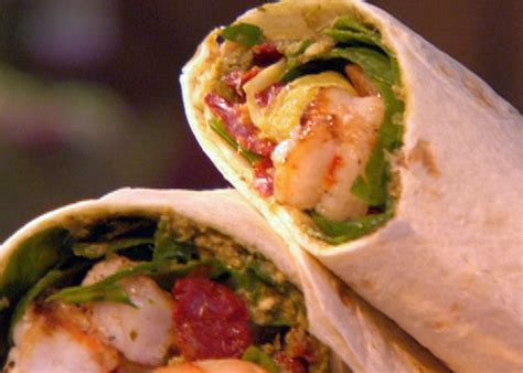 Mediterranean Shrimp Wraps Recipe : Robin Miller : Food Network - FoodNetwork.com Food Network ...