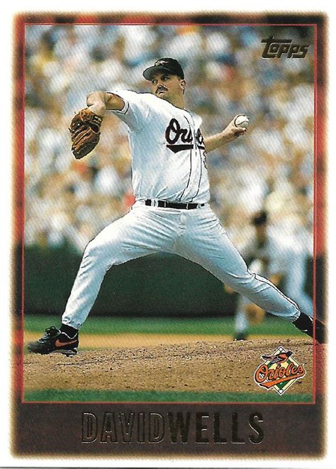 David Wells 1997 Topps #228 Baltimore Orioles Baseball Card