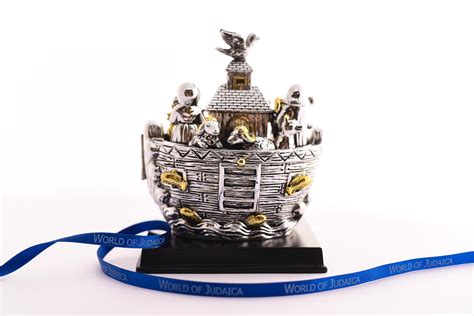 Noah’s Ark Sculpture in Silver-Plating