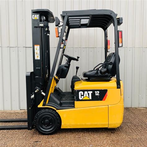 CAT EP12KRT-PAC USED 3 WHEEL ELECTRIC FORKLIFT (#2906)