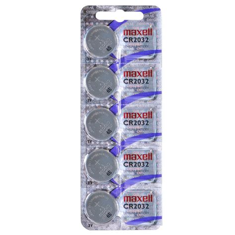 Maxell CR2032 Coin Cell Batteries | 5 Pack - BatteryStation.co.uk